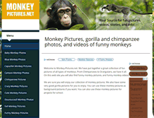 Tablet Screenshot of monkey-pictures.net
